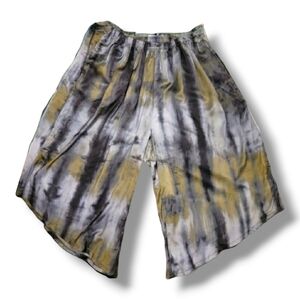 AA Handmade Silky Tie-Dye Gypsy Pants - Size Medium